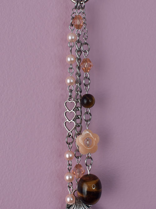 Coral Kiss Purse Charm