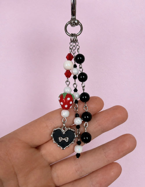Strawberry Darling Purse Charm