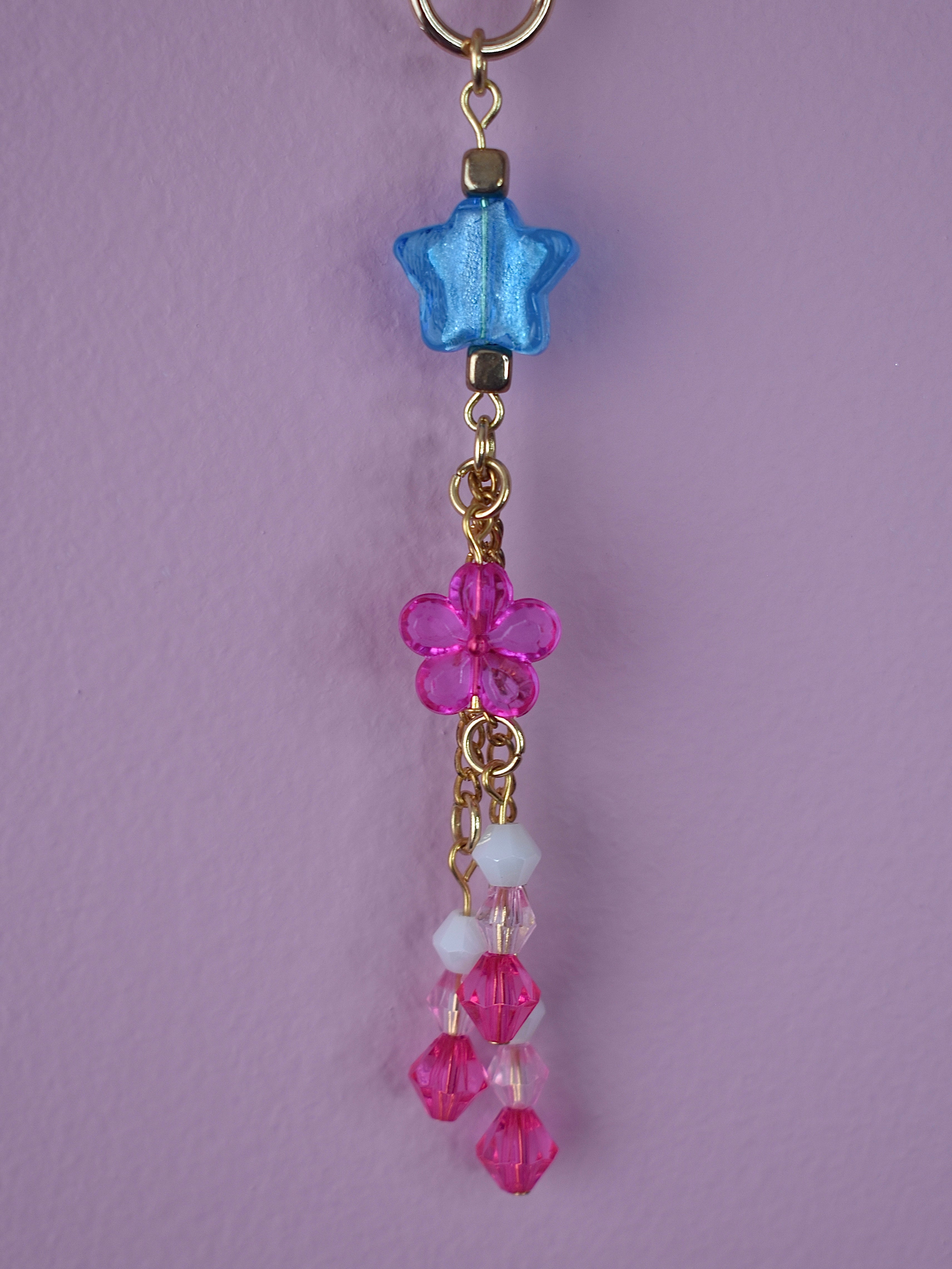 Starlit Bloom Purse Charm