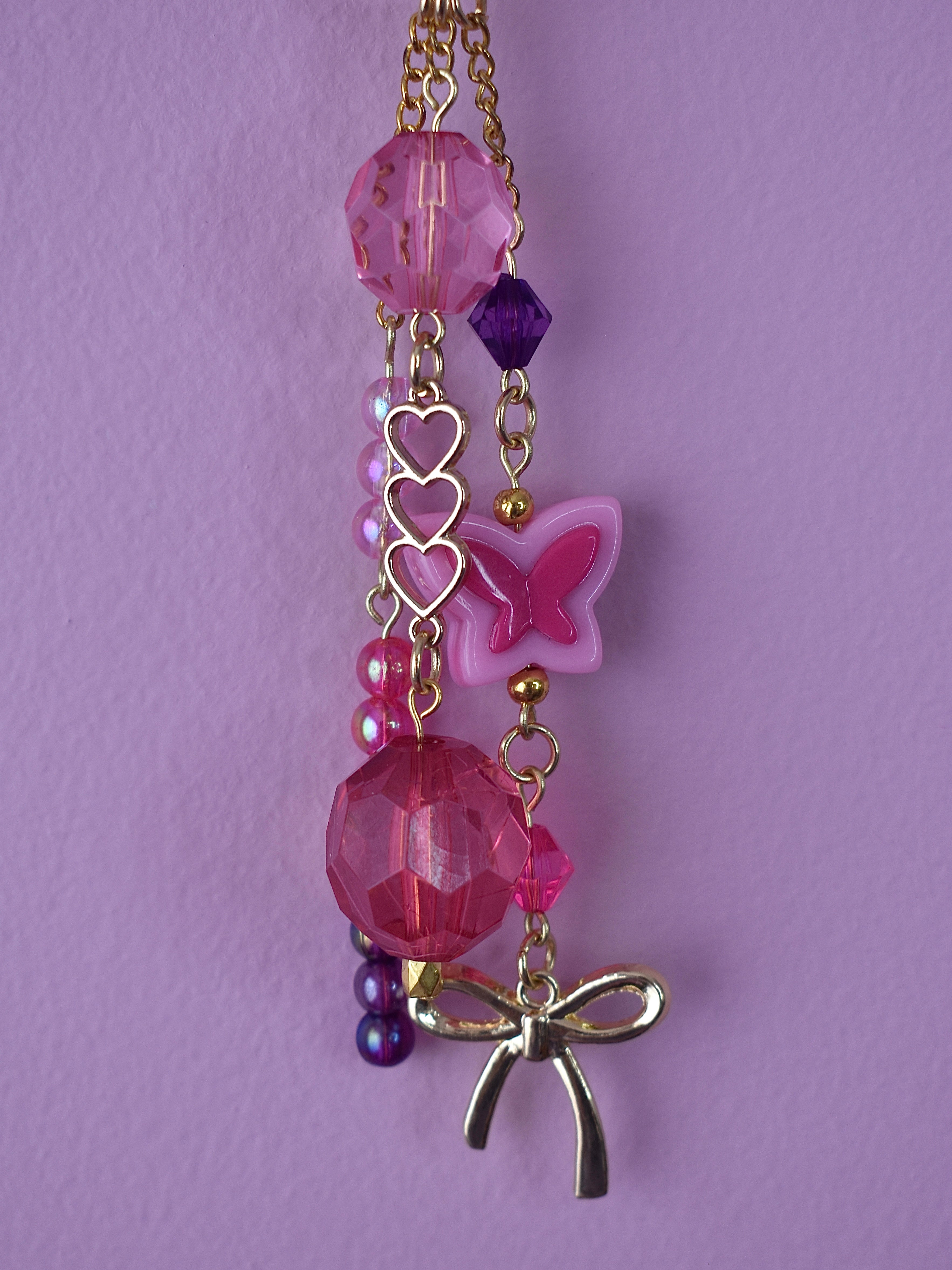 Butterfly Gumdrop Purse Charm