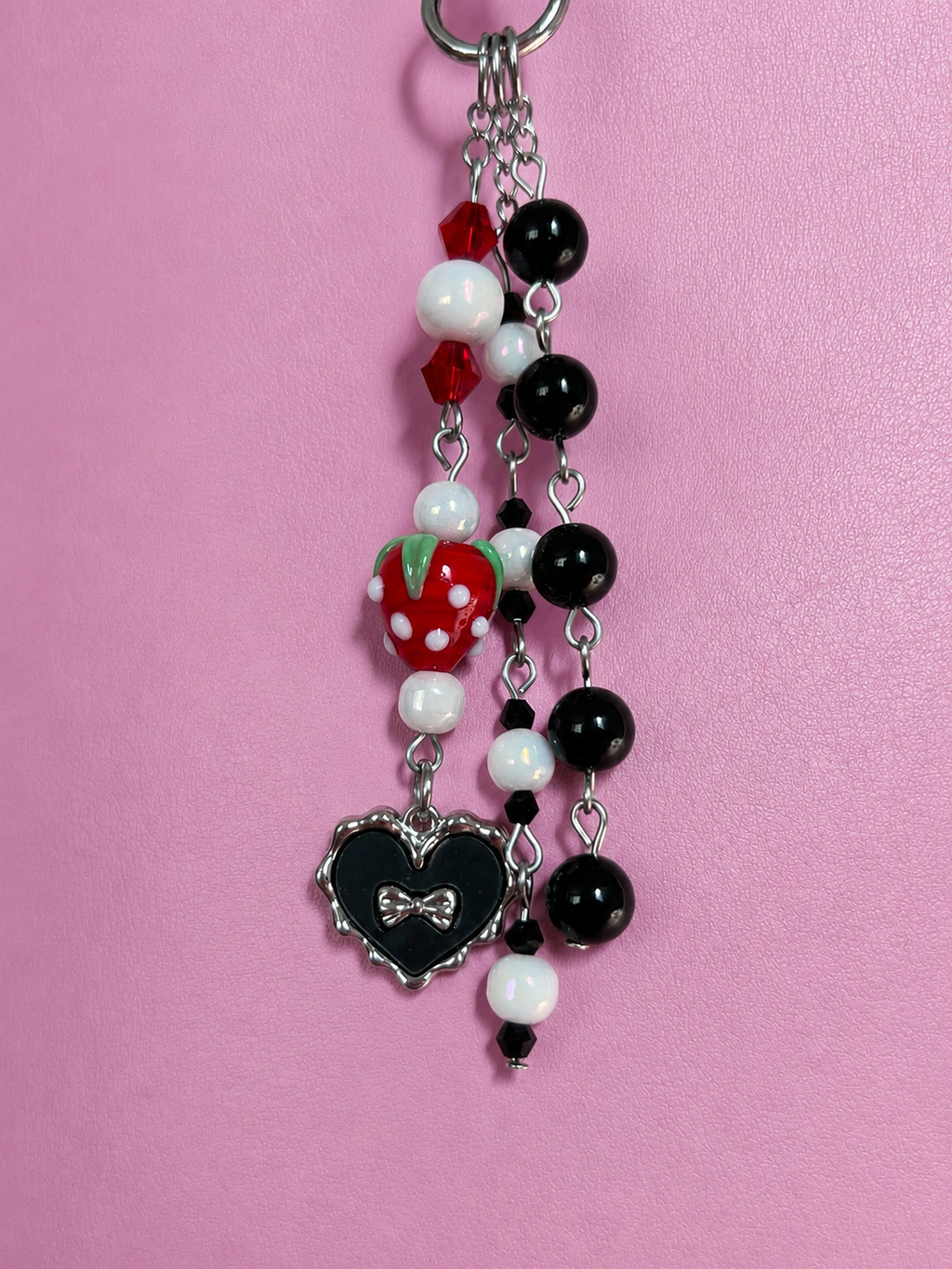 Strawberry Darling Purse Charm