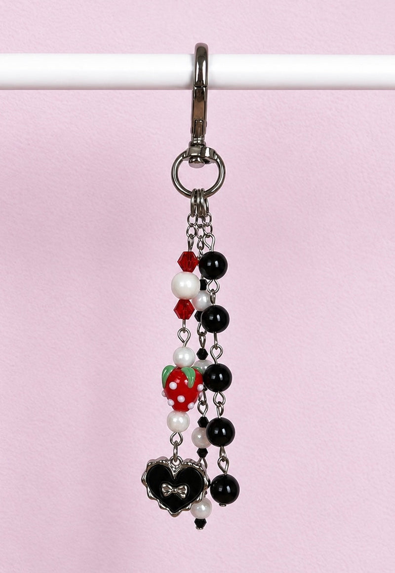 Strawberry Darling Purse Charm