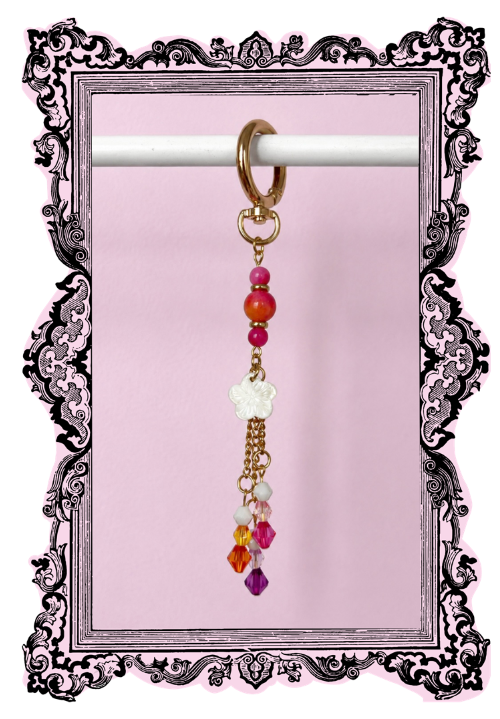 Tropical Sunrise Purse Charm