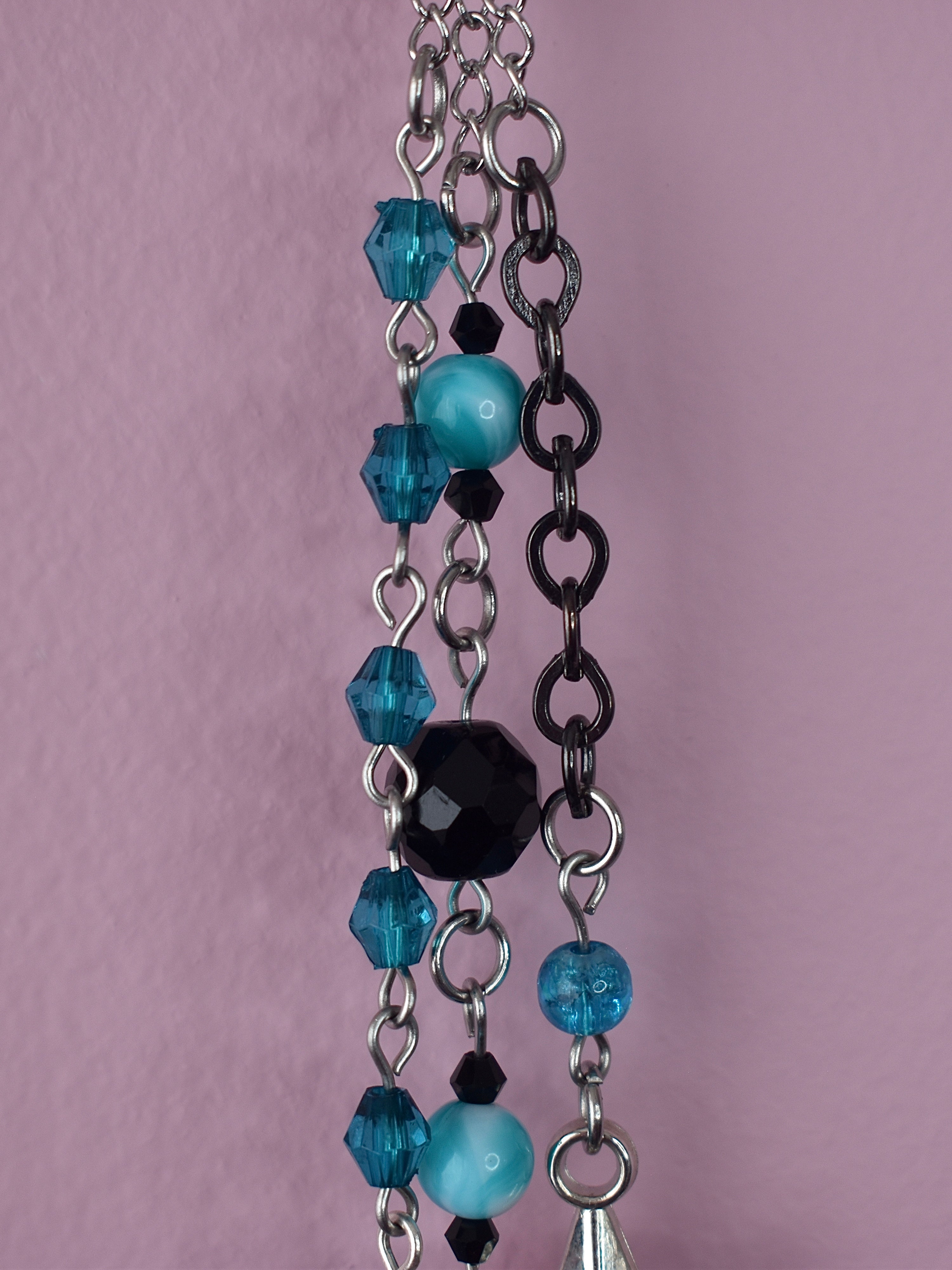 Midnight Pearl Purse Charm
