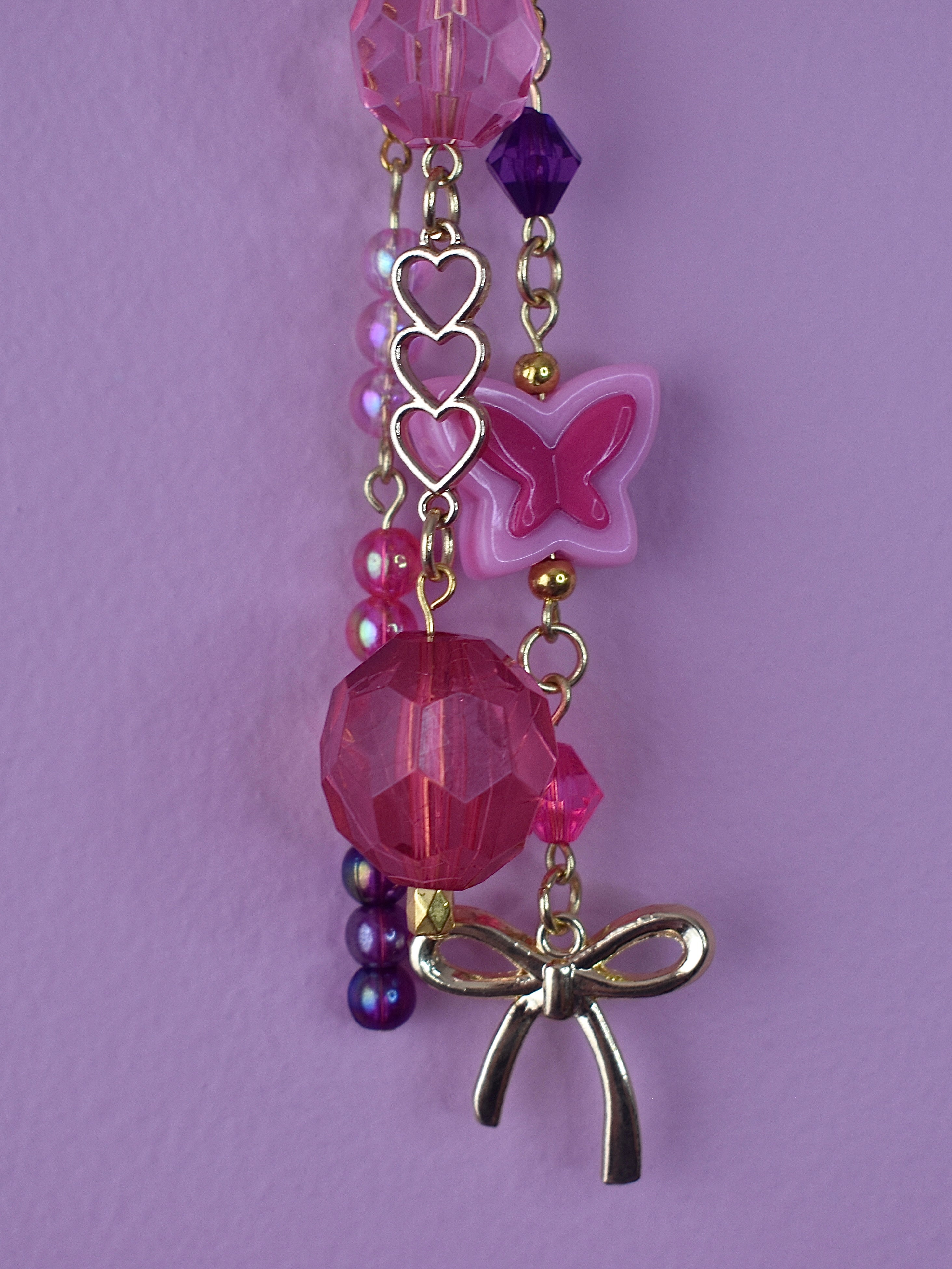 Butterfly Gumdrop Purse Charm