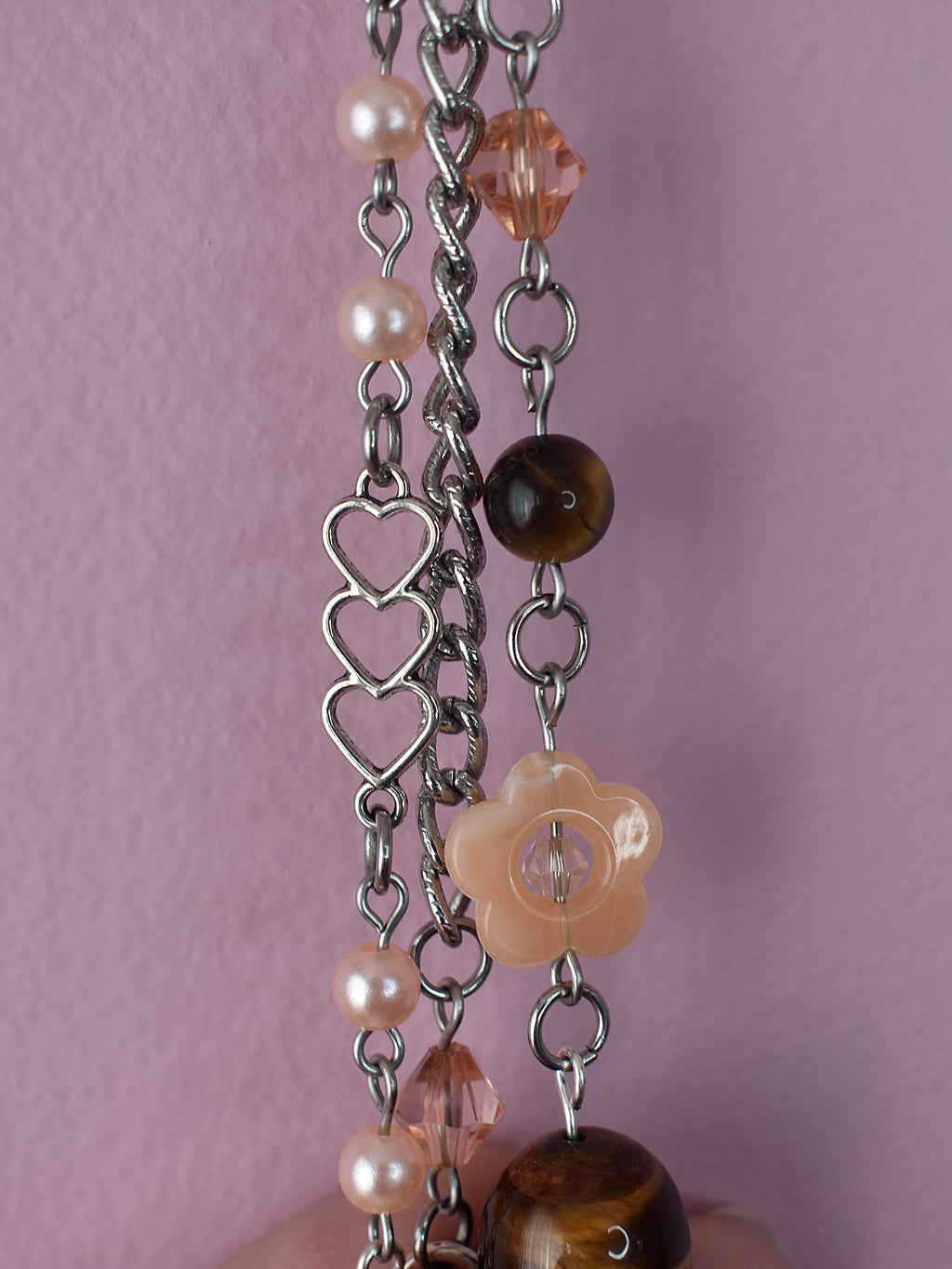 Coral Kiss Purse Charm