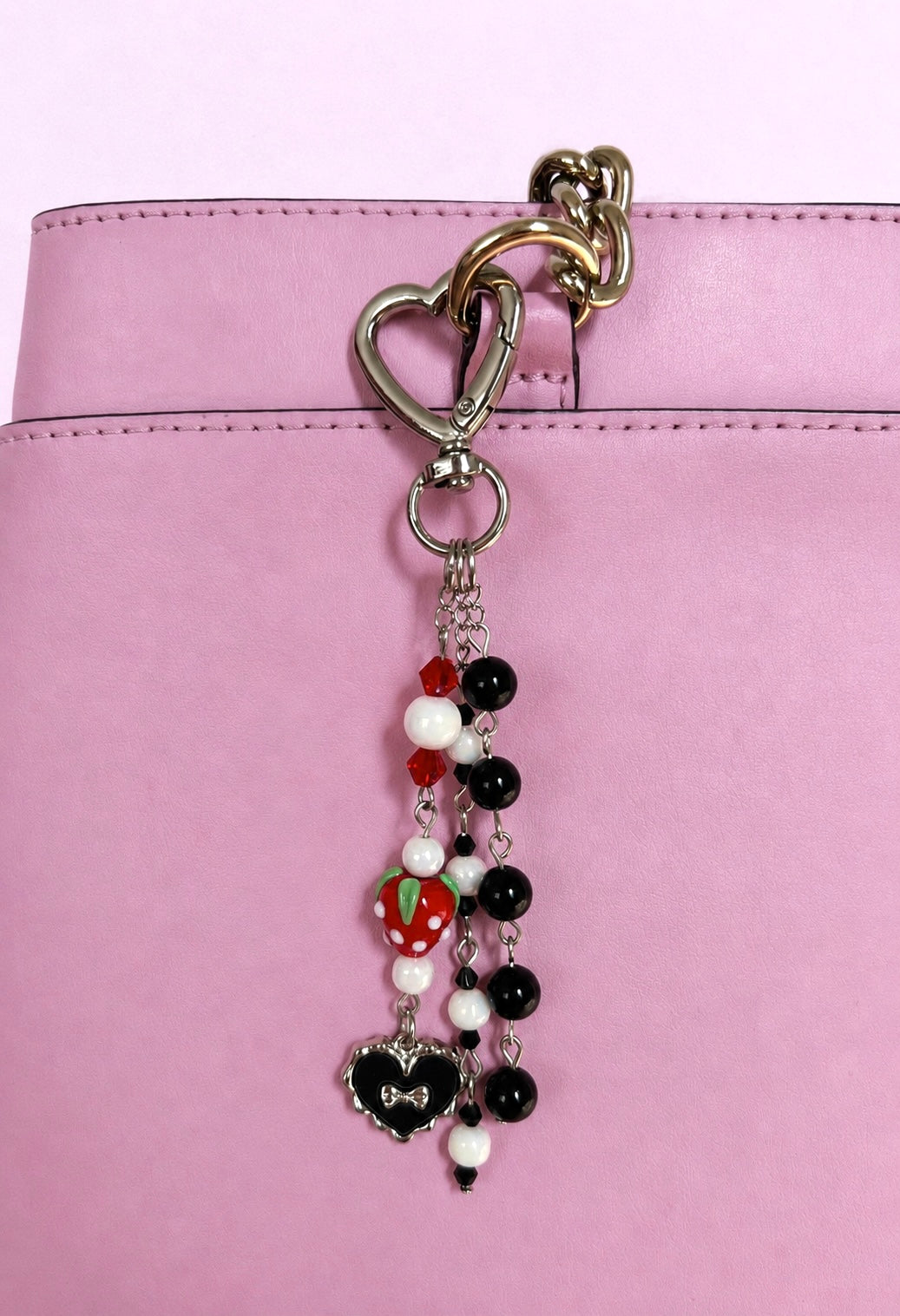 Strawberry Darling Purse Charm