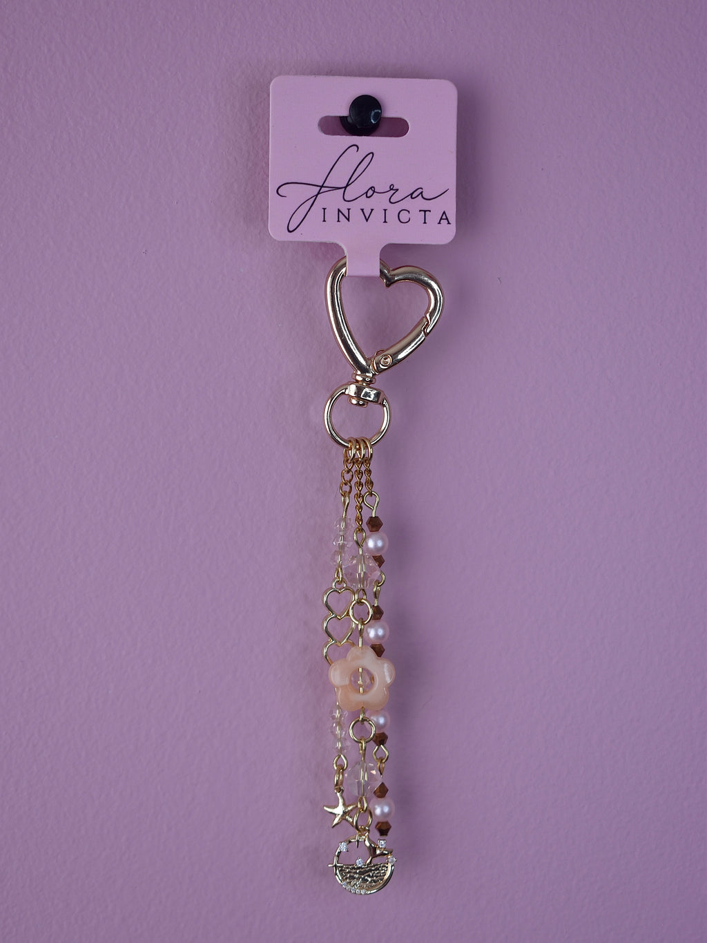 Champagne Coast Purse Charm