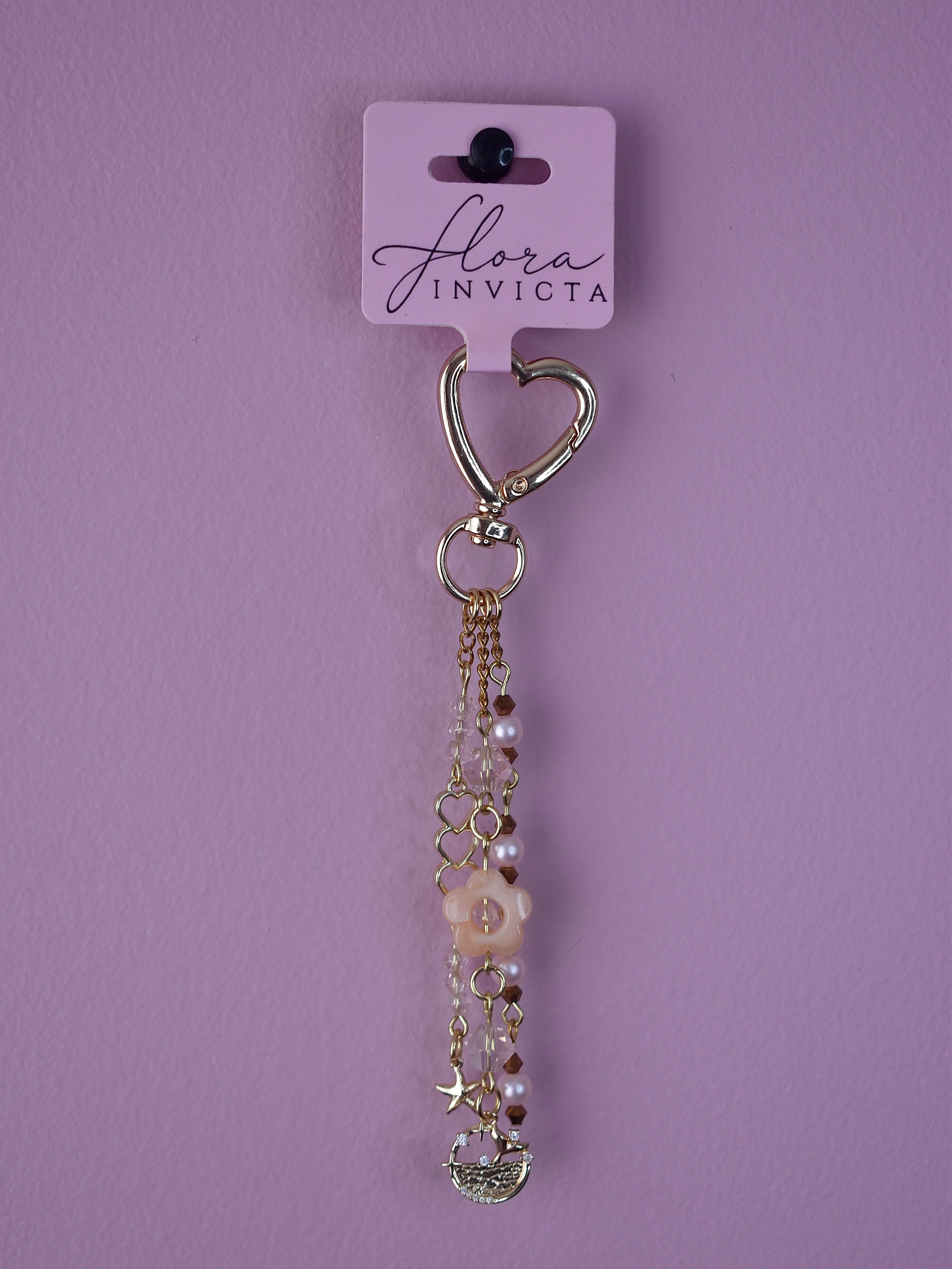 Champagne Coast Purse Charm