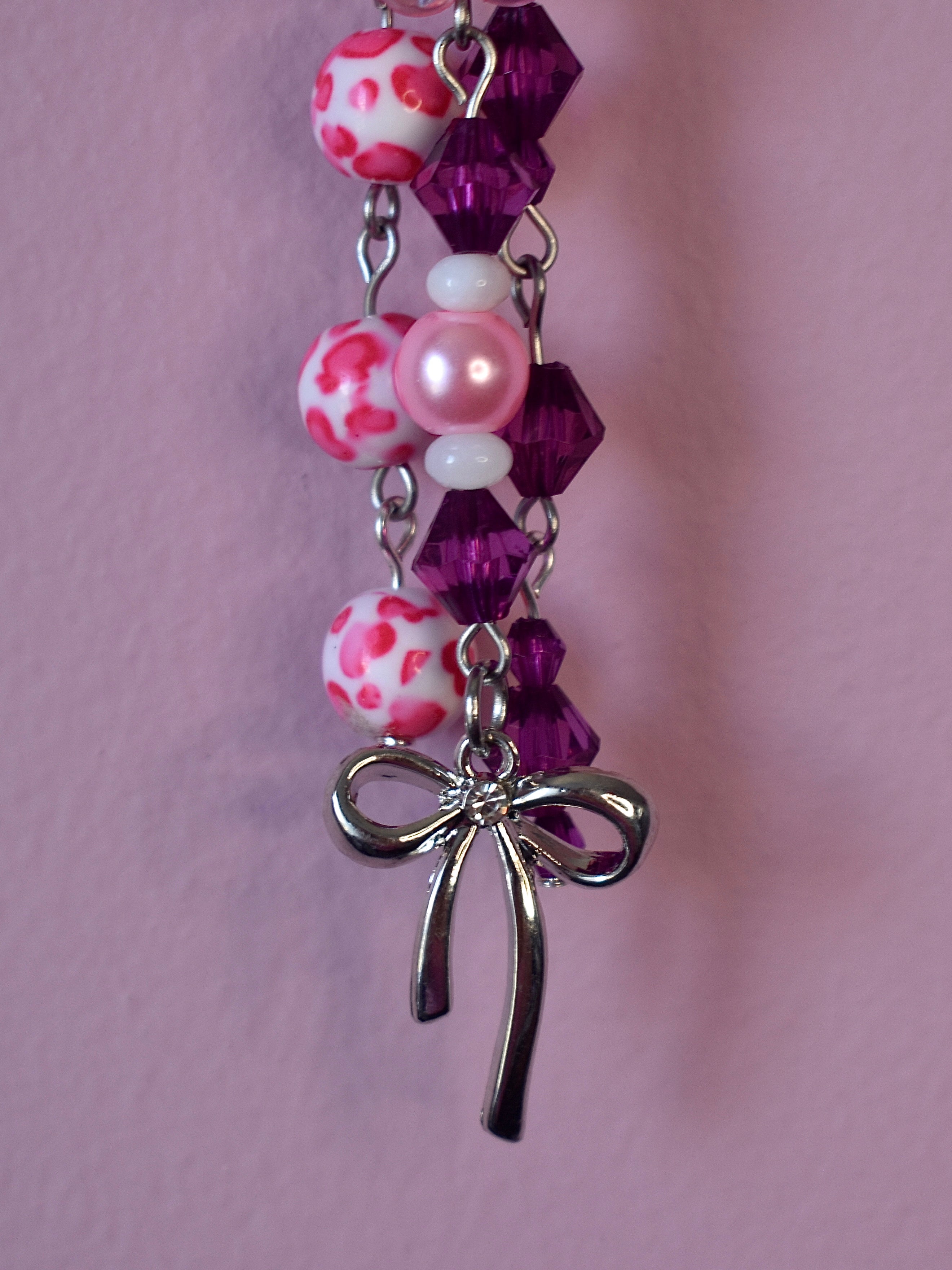 Pink Safari Purse Charm