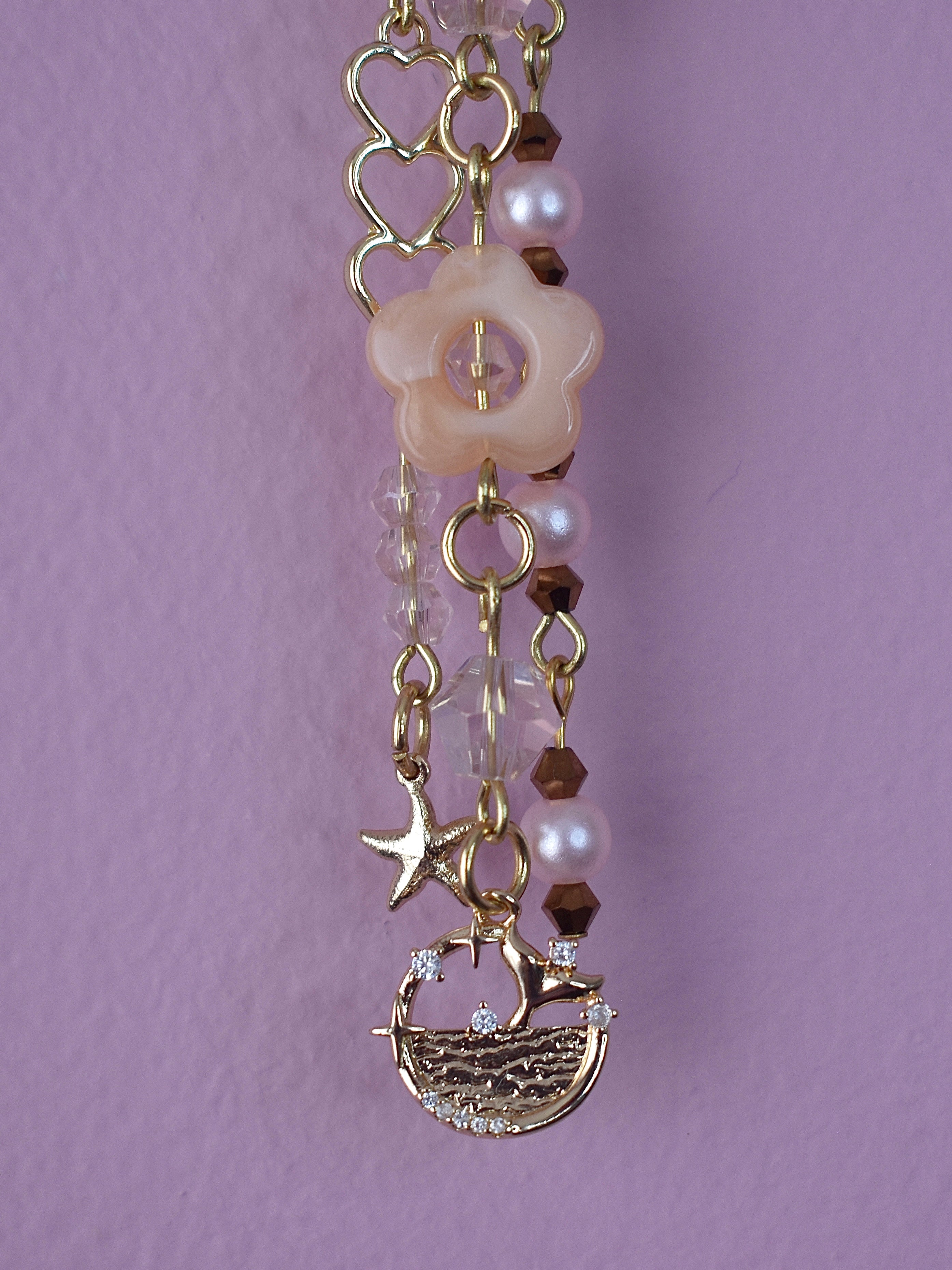 Champagne Coast Purse Charm