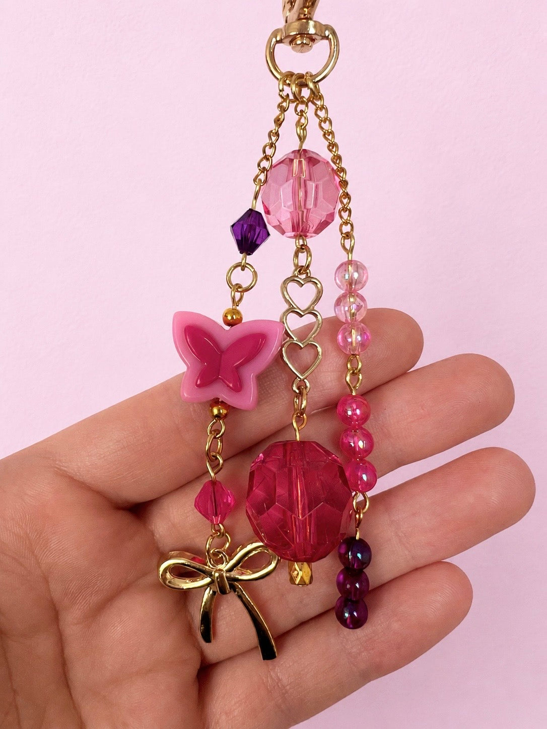 Butterfly Gumdrop Purse Charm