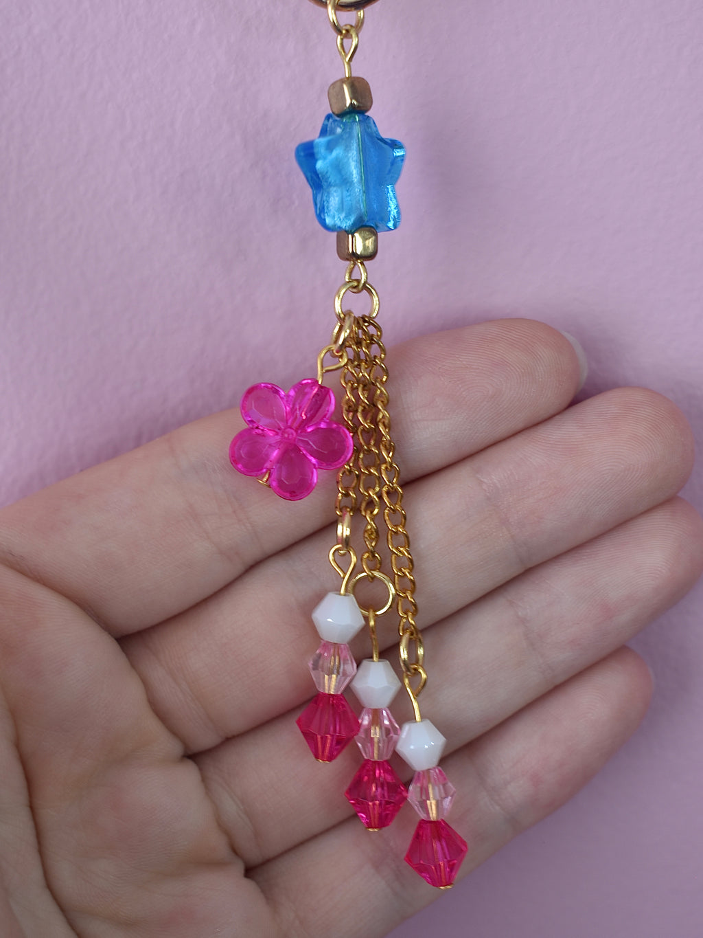 Starlit Bloom Purse Charm