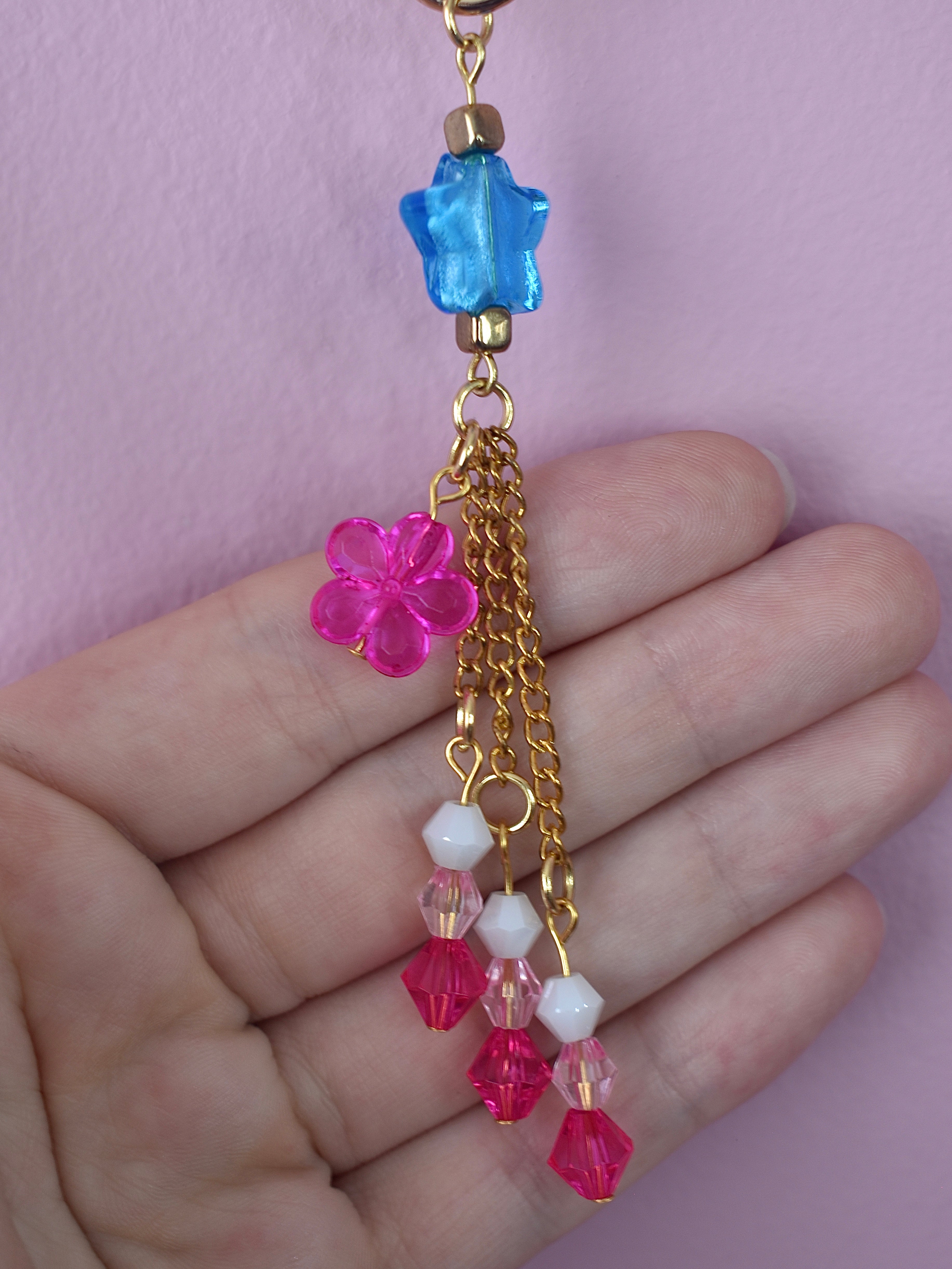 Starlit Bloom Purse Charm
