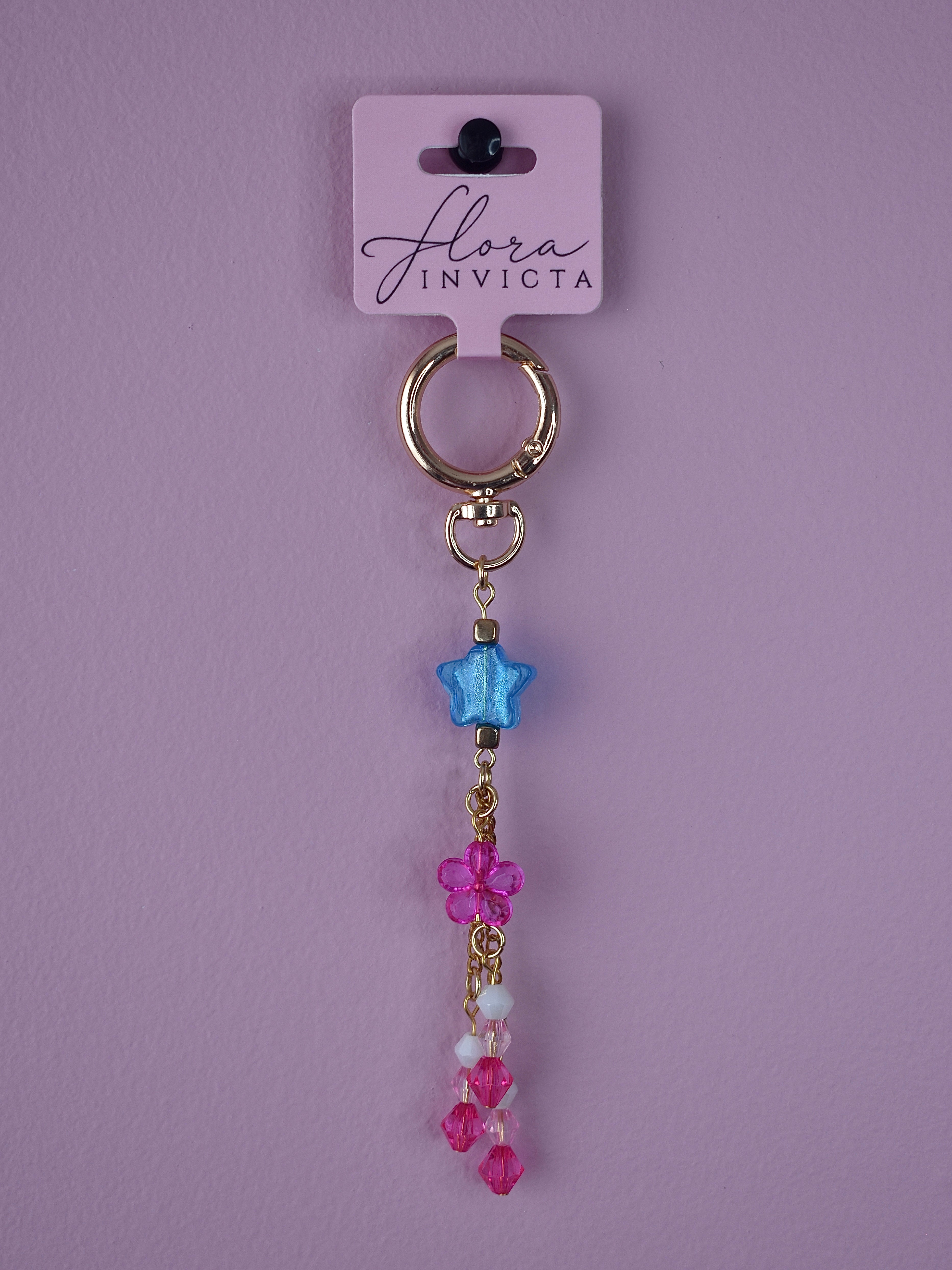 Starlit Bloom Purse Charm