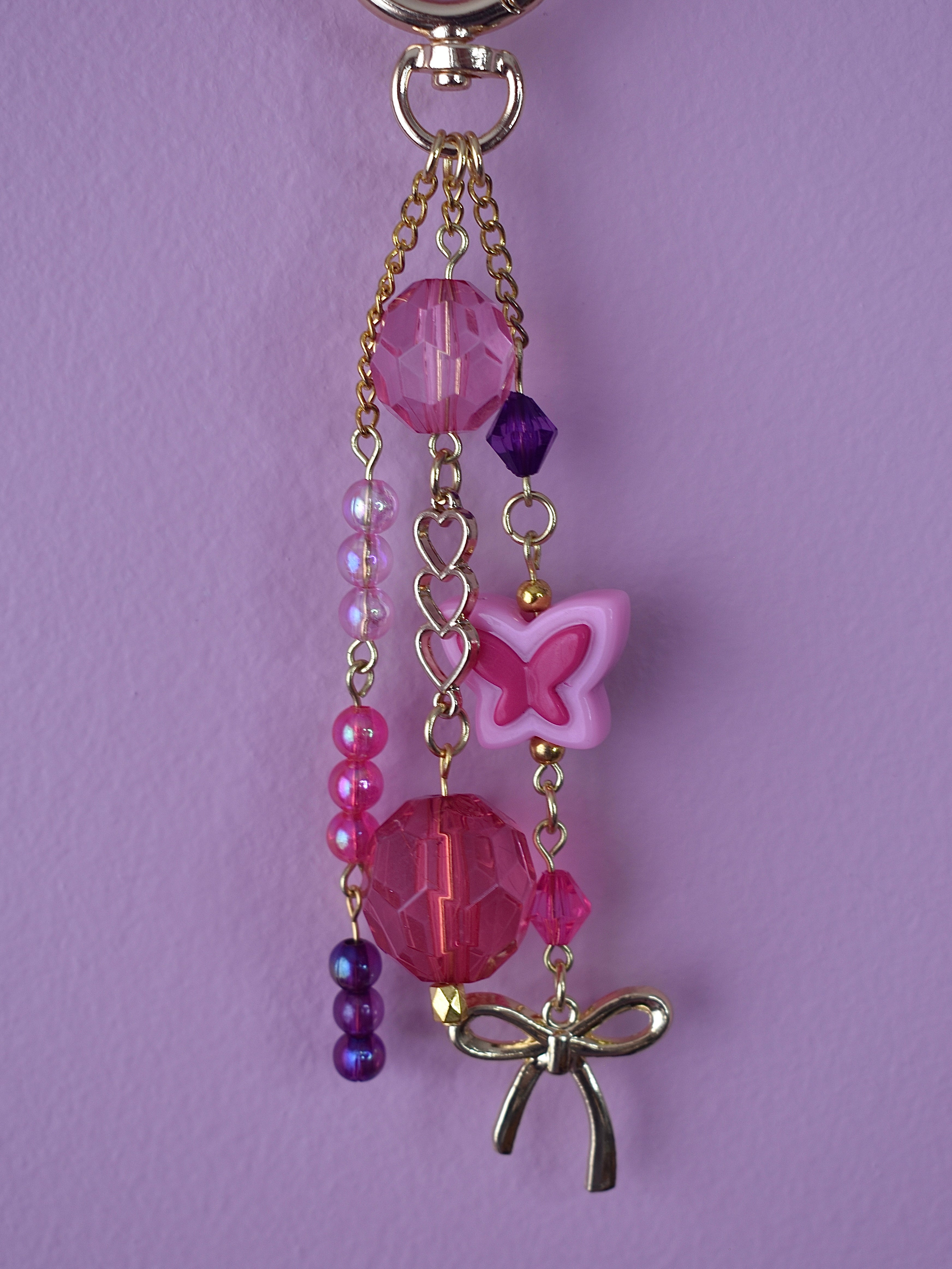 Butterfly Gumdrop Purse Charm